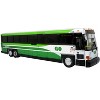 MCI D4500CT Commuter Coach Bus "Metrolinx GO Transit Ontario" White and Green 1/50 Plastic Model by Iconic Replicas - 2 of 4