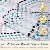 LunaLulinlk Weighted-Hem Fabric Bathroom Curtain, Water-Repellent - 3 of 4