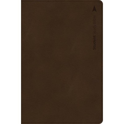 CSB Student Study Bible, Brown Leathertouch Indexed - by  Csb Bibles by Holman (Leather Bound)