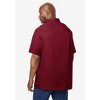 Boulder Creek by KingSize Men's Big & Tall Short-Sleeve Pilot Shirt - 3 of 4