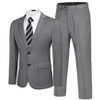 COOFANDY Men's 2 Piece Suits Classic Fit 2 Button Dress Suits Tuxedo Jacket Blazer for Wedding Business Dinner Prom - 2 of 4