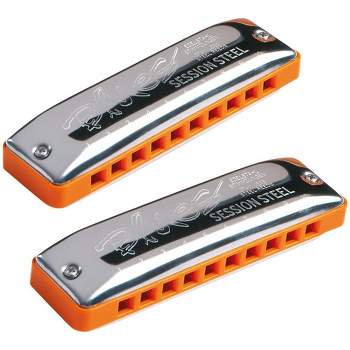 SEYDEL Set of 12 - SESSION STEEL Harmonica and Softcase