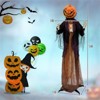 SEVOBAL 5.6FT Halloween Party Decorations Set All-Purpose Halloween Ornaments Multi-Scene Holiday Vibe for Gatherings Displays, Orange, 45"*30"*30" - 3 of 4