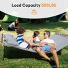 Mastgoal Double Hammock with Pillow, Max Load 500lbs, Portable Hammock for Outdoor, Camping,and Backyard - 2 of 4