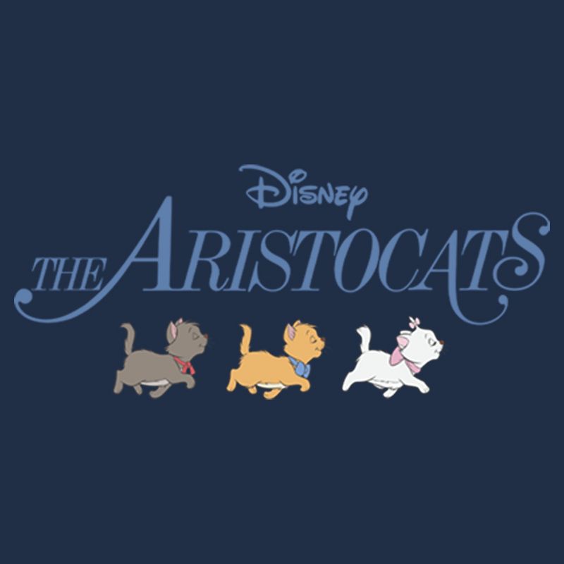 Men's Aristocats Kitten Strut Movie Logo Long Sleeve Shirt, 2 of 5