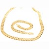 Aria jeweler inc 10mm Cuban Chain and Bracelet Set - 24 gold - 4 of 4
