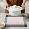 REGALWOVEN Placemats Set of 6 Plastic Placemats for Dining Table Decor Indoor Outdoor Washable Kitchen Table Mat - 4 of 4