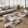 Geometric Machine Washable Area Rugs 5x7 Ultra-Soft Contemporary Throw Rugs Foldable Thin Accent Carpet Non Slip Indoor Floor Cover - 4 of 4