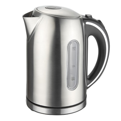 Megachef 1.7 Liter Electric Tea Kettle And 2 Slice Toaster Combo In Matt  Cream : Target