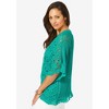 Jessica London Women's Plus Size Crochet Cardigan - image 4 of 4