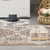 Vintage Area Rugs for Living Room Bedroom Washable Low Pile Non Slip Foldable Carpet Indoor Soft Retro Printed Distressed Rug - 3 of 4