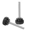 Unique Bargains Plastic Threaded Bolt Knurled Clamping Knob Thumb Screws 6 Pcs - 3 of 4