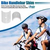 Unique Bargains Universal Bike Handlebar Shims Bicycle Handlebar Stem Adapter 1 Pair - 2 of 3