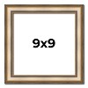PosterPalooza | Square Refined Silver Picture Frame - UV Acrylic, Foam Board Backing, Hanging Hardware - 2 of 4
