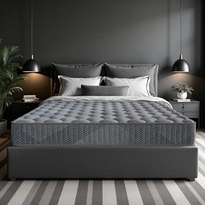 Swedrea Hybrid Mattress Medium Cooling Memory Foam Bed-in-a-Box White