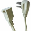 Compucessory Heavy Duty Indoor Extension Cord - 14 Gauge - 125 V AC / 15 A - Beige - 9 ft Cord Length - 1 - image 3 of 4