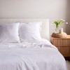 100% French Linen Flanged Euro Sham 26" x 26" | BOKSER HOME - 2 of 4