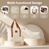 3/4 PCS ABS Lightweight Hard Shell Luggage Set with Spinner Wheels and TSA Lock - ModernLuxe - 4 of 4