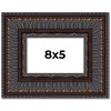 PosterPalooza | Photo Size 3.5" Wide Ornate Brown Frame - UV Acrylic, Foam Board Backing, Hanging Hardware - 2 of 4