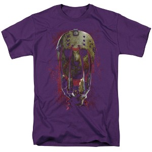 Freddy Vs Jason Mask And Claws Adult T-Shirt - 1 of 4
