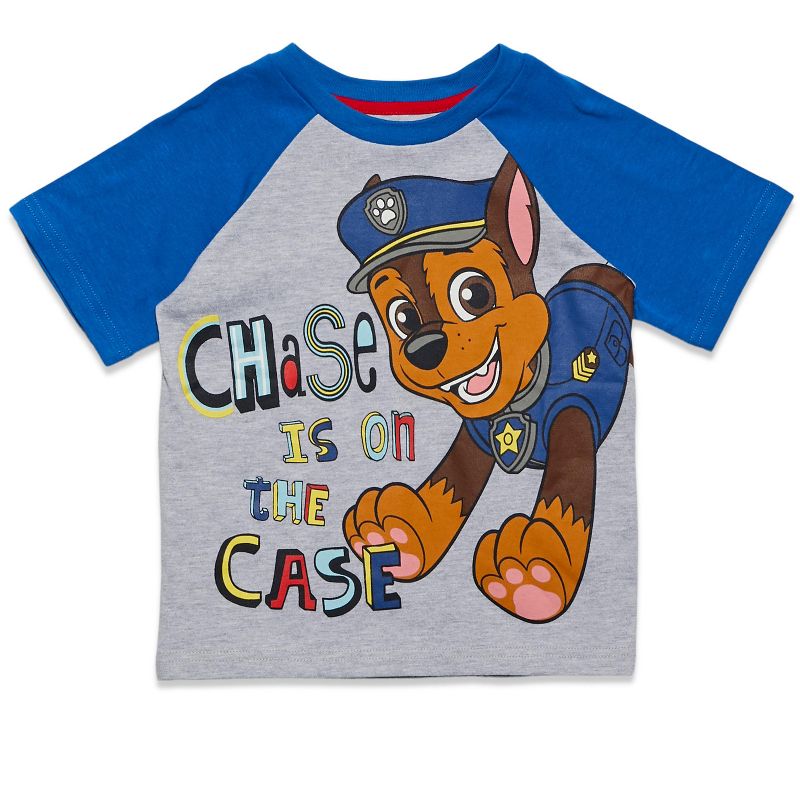 PAW Patrol Chase Marshall Little Boys 3 Pack Graphic T-Shirt , 3 of 5