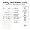 BestParts 52" Brushed Nickel Low Profile Ceiling Fan with Silver Blades & LED Light Kit - 4 of 4