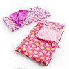 The Queen's Treasures Set of Two Pink & Purple 18 Inch Doll Sleeping Bags - 4 of 4