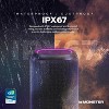 Monster DNA Max Portable Bluetooth Speaker, 360° Bass Sound, 10W Wireless Charging, IP67 Waterproof, Indoor/Outdoor Use, Black - 3 of 4