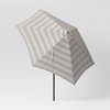 9' Round Cabana Stripe Outdoor Patio Market Umbrella with Black Pole - Threshold™ - 3 of 4