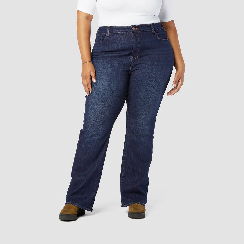 DENIZEN® from Levi's® Women's Plus Size Mid-Rise Bootcut Jeans , 1 of 4