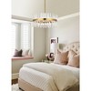 Elegant Lighting Serephina 14 - Light Pendant in  Satin Gold - 4 of 4