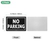 Unique Bargains Aluminum Reflective Durable Waterproof Street NO Parking Sign Without P - 3 of 4