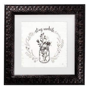 Trademark Fine Art - Janelle Penner Our Nest VIII Stay Awhile Matted Framed Art - 1 of 4