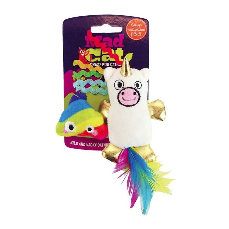 Mad Cat Mewnicorn Cat Toy Set - 2 count, 1 of 5