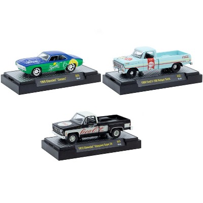 "Sodas" Set of 3 pieces Release 55 Limited Edition to 10000 pieces Worldwide 1/64 Diecast Model Cars by M2 Machines