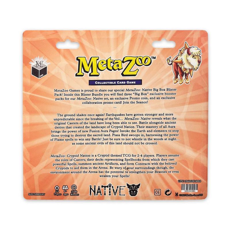 MetaZoo Collectible Card Game: Native Big Box Blister Pack, 2 of 4