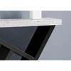 Monarch Specialties Accent Table Console Entryway Narrow Sofa Living Room Bedroom Laminate Grey Black Contemporary Modern - 3 of 4