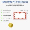 Avery Business Cards, 2" x 3.5", Gold-Pink Bow, Matte, 80ct - 2 of 4