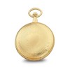 Black Bow Jewelry Charles Hubert Gold Tone Finish White Dial 48mm Pocket Watch - 2 of 4
