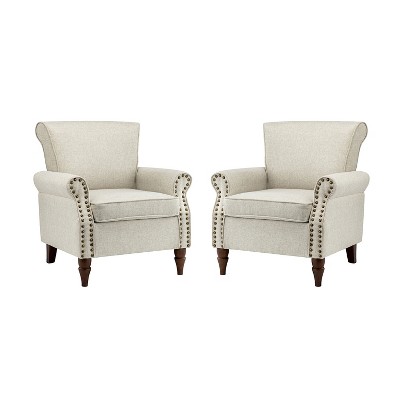 Set of 2 Cythnus Armchair with Removable Cushions | ARTFUL LIVING DESIGN