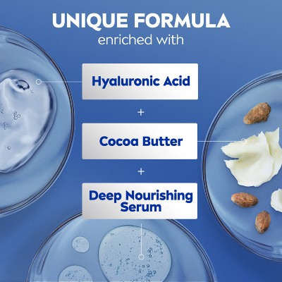 NIVEA Cocoa Butter Body Cream for Dry Skin - 16oz: Aluminum & Dye-Free Moisturizer with Vitamin E for Whole Body
