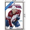 Trends International NHL Colorado Avalanche - Nathan MacKinnon Feature Series 23 Framed Wall Poster Prints - 3 of 4