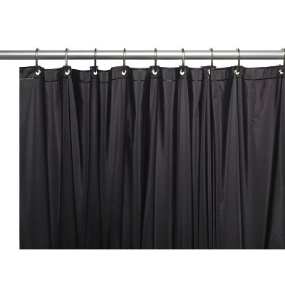 Carnation Home Fashions 8 Gauge Vinyl Shower Curtain Liner with Weighted Magnets and Metal Grommets - 72x72"