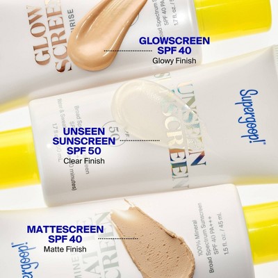 Supergoop! Unseen Clear & Invisible Face Sunscreen - SPF 50 - 1.7 fl oz