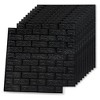 vidaXL 3D Wallpaper Bricks Self-adhesive 10 pcs Black - 4 of 4