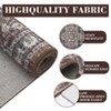 Vintage Machine Area Rug  Non Shedding Soft Distressed Flower Printed Indoor Carpet Non Slip Floor Mat - 3 of 4
