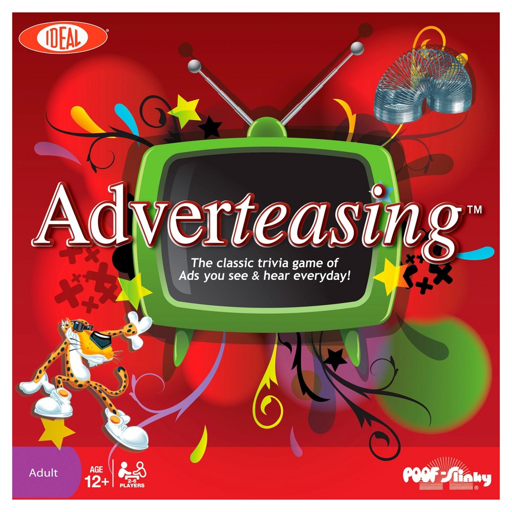 UPC 026608006732 product image for Ideal Adverteasing Trivia Board Game | upcitemdb.com