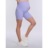 Women's 6 1/2" Maternity Biker Short | Motherhood Maternity - 3 of 4