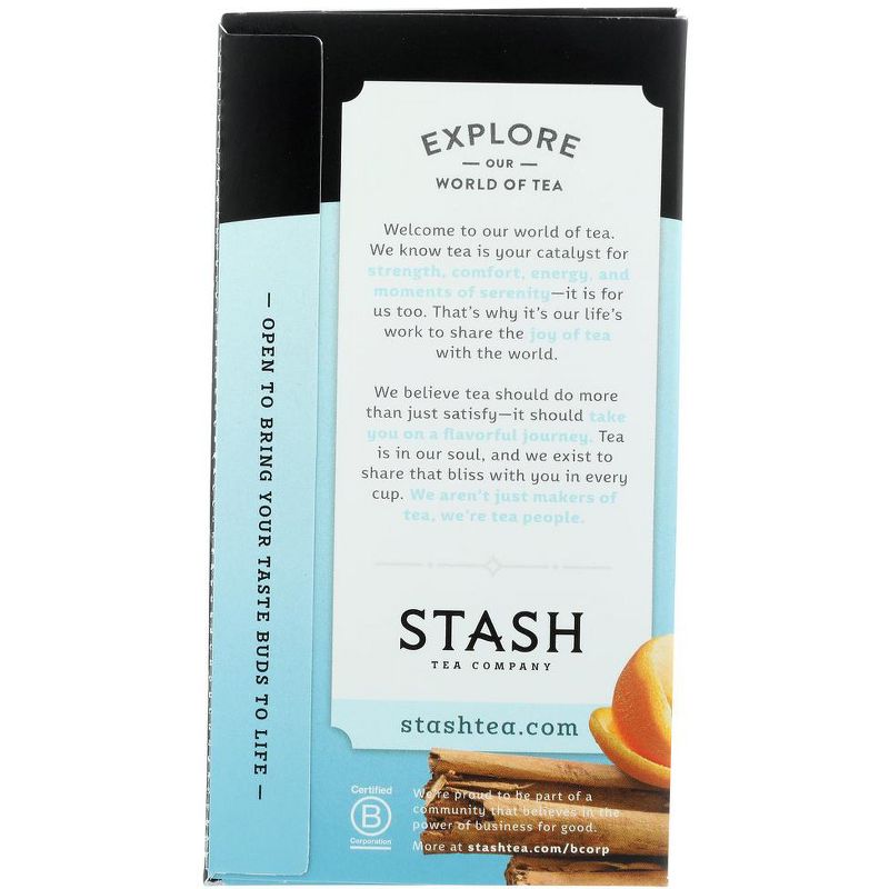 Stash Tea Premium Licorice Spice Herbal Caffeine Free Tea - Case of 6/20 Bags, 4 of 6