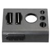 Saloniture Tabletop Hair Iron and Blow Dryer Holder - Salon Appliance Stand with 3 Outlets, Black - 2 of 3